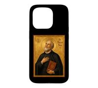 Élégante icône catholique de Saint Philippe Néri Coque pour iPhone 15 Pro
