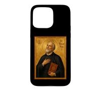 Élégante icône catholique de Saint Philippe Néri Coque pour iPhone 15 Pro Max