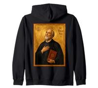 Élégante icône catholique de Saint Philippe Néri Sweat à Capuche
