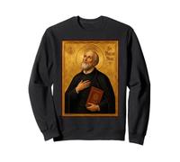 Élégante icône catholique de Saint Philippe Néri Sweatshirt