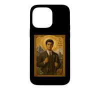 Élégante icône catholique de Saint Pier Giorgio Frassati Coque pour iPhone 14 Pro Max