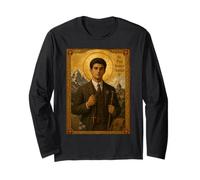 Élégante icône catholique de Saint Pier Giorgio Frassati Manche Longue