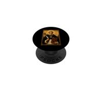 Élégante icône catholique de Saint Thomas d'Aquin PopSockets PopGrip Adhésif