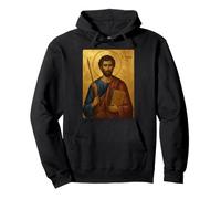 Élégante icône catholique de Saint Thomas l'Apôtre Sweat à Capuche