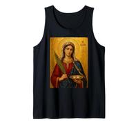Élégante icône catholique de Sainte Agathe Débardeur