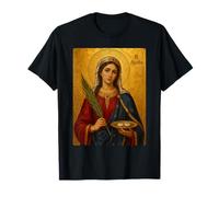Élégante icône catholique de Sainte Agathe T-Shirt