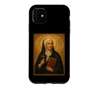 Élégante icône catholique de Sainte Angèle Merici Coque pour iPhone 11