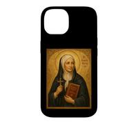 Élégante icône catholique de Sainte Angèle Merici Coque pour iPhone 14