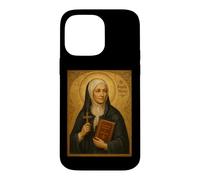 Élégante icône catholique de Sainte Angèle Merici Coque pour iPhone 14 Pro Max