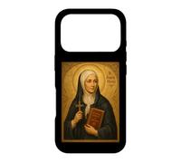 Élégante icône catholique de Sainte Angèle Merici Coque pour iPhone 17 Pro