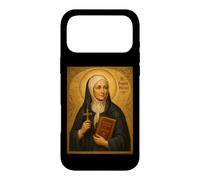 Élégante icône catholique de Sainte Angèle Merici Coque pour iPhone 17 Pro Max