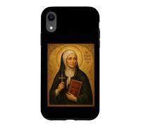 Élégante icône catholique de Sainte Angèle Merici Coque pour iPhone XR