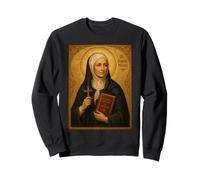 Élégante icône catholique de Sainte Angèle Merici Sweatshirt