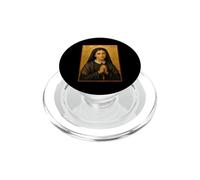 Élégante icône catholique de Sainte Bernadette PopSockets PopGrip pour MagSafe