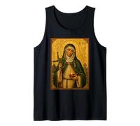 Élégante icône catholique de Sainte Brigitte d'Irlande Débardeur