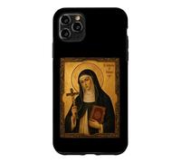 Élégante icône catholique de Sainte Catherine de Bologne Coque pour iPhone 11 Pro Max