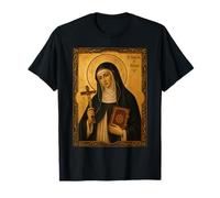 Élégante icône catholique de Sainte Catherine de Bologne T-Shirt