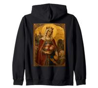 Élégante icône catholique de Sainte Elisabeth de Hongrie Sweat à Capuche