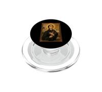 Élégante icône catholique de Sainte Gemma Galgani PopSockets PopGrip pour MagSafe