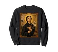 Élégante icône catholique de Sainte Gemma Galgani Sweatshirt