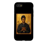Élégante icône catholique de Sainte Joséphine Bakhita Coque pour iPhone SE (2020) / 7/8