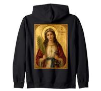 Élégante icône catholique de Sainte Philomène Sweat à Capuche