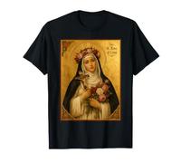 Élégante icône catholique de Sainte Rose de Lima T-Shirt