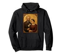 Élégante icône catholique des Saints Louis et Zélie Martin Sweat à Capuche