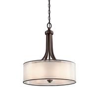 Élégante Lampe Suspendue CANELADO En Crème Bronze Ø51 Table À Manger