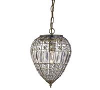 Élégante Lampe Suspendue Classique E14 Ø23Cm En Bronze Éclairage Intérieur