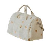 Élégante mallette à couches portable Sac de rangement en tissu avec compartiment spacieux pour bébé Essentiel Sac à main de voyage