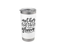 Élégante mère du marié mariage famille Gobelet isotherme en acier inoxydable double paroi