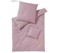 élégante parure de lit en satin de coton Classico 7023 - couleur bordeaux taille 135x200+80x80
