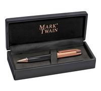 Elegante penna a sfera Mark Twain in confezione regalo laccata