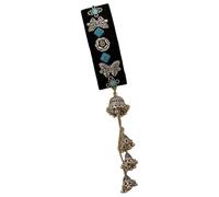 Élégante pince à cheveux ethnique à la mode ethnique papillon accessoire de cheveux unique pour festival de musique femme postiche à la mode