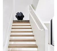 Élégante rampe d'escalier intérieur/extérieur avec support mural - Décoration d'intérieur élégante pour la sécurité et un design moderne