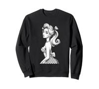 Élégante robe rétro femme à pois Sweatshirt