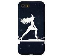 Élégante sorcière Faisant Un réformateur Pilates Machine Halloween Coque pour iPhone SE (2020) / 7/8