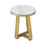 Élégante table basse ovale en marbre avec cadre en métal - Pièce maîtresse de salon moderne - Mobilier élégant pour la maison et le bureau - Design chic pour n'importe quel espace