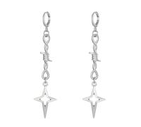 Élégantes boucles d'oreilles gothiques avec rivets et crucifix faites à la main, style punk, accessoires de fête, accessoires de mode gothique