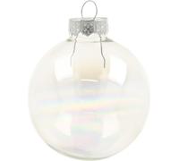 Elégantes boules de Noël en verre avec effet chatoyant