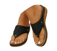 Elegantes Chanclas de Verano Con diseño Floral calado y Tira Entre Los dedos. décontracté et Tendance
