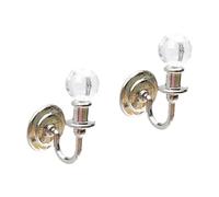 Élégantes maisons de poupée luminaires élégantes 1 à 12 échelle Lampes murales en cristal et métal acrylique qui sont portables pour les accessoires de maison de poupée passionnés d'artisanat