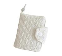 Élégantes poches à monnaie en polyester en relief pour les professionnels qui apprécient et détaillent le portefeuille pour un usage quotidien, Blanc, En storlek