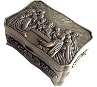 elegantmedical Chapelet de la Cène - Boîte eucharistique - Catholique - Chrétien - Romain - Cadeau