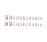 Élégants Chats Eye Léopards Print Nails Art Press On Nails False Manucure Accessoires Pour Les Usures De Tous Les Jours À La Mode Faux Ongle
