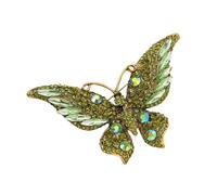 Élégants installations papillon Pin Robuste Base en Alliage avec Accessoire polyvalent élégant pour sacs à vêtements Chapeaux Origine Papillon Unique Broche Bijoux, taille unique, Comme décrit