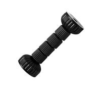 Élégants stabilisateurs de tête de lit en plastique noir offrent une autorité auxiliaire fixe pour une utilisation sur carrelage ou protection de sol en bois pour le sol