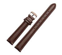 Elegantyl 12mm - 20mm Bracelet de montre en cuir véritable Montre pour femme Bracelet de remplacement Accessoires de montre, 12mm