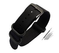 Elegantyl 22mm 23mm Bracelet de montre en nylon Sports Montre étanche Bracelet Bracelet en nylon de l'otan Accessoires de montre pour hommes, 23mm